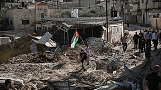 آثار الهجوم الذي نفذه الجيش الإسرائيلي في الضفة الغربية