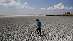  Lake Titicaca, Latin America's largest freshwater basin is edging towards a record low as drought bites. 