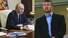 Vladirmir Poutine et Roman Abramovitch