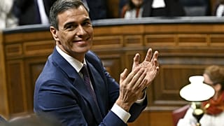 Pedro Sanchez im Parlament in Madrid