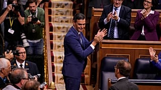 بيدرو سانشيز في البرلمان الإسباني