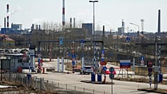 Grenze zwischen Finnland und Russland