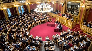البرلمان النرويجي في أوسلو، النرويج.