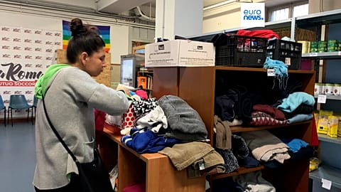 A few stores in Rome allows those in need to get goods for free 
