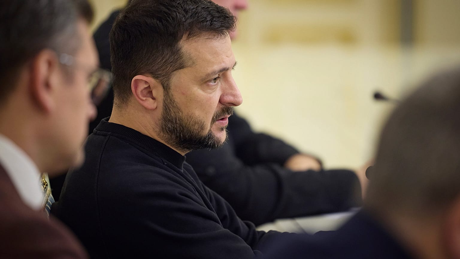 Владимир Зеленский на встрече с министром иностранных дел Великобритании, Киев, 16 ноября 2023 г.