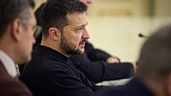 Владимир Зеленский на встрече с министром иностранных дел Великобритании, Киев, 16 ноября 2023 г.