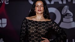 Rosalía a su llegada a la gala.
