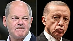 Un comp de Scholz y Erdogan. 