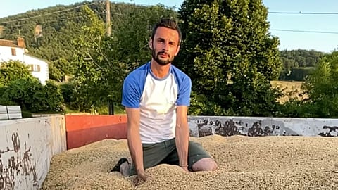 Matteo Pagliarani says flooding in May wreaked havoc on his family farm in Italy.