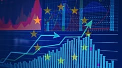 Stock image of European stocks