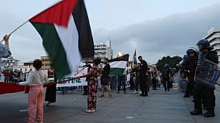 وقفة مساندة للفلسطينيين في قبرص