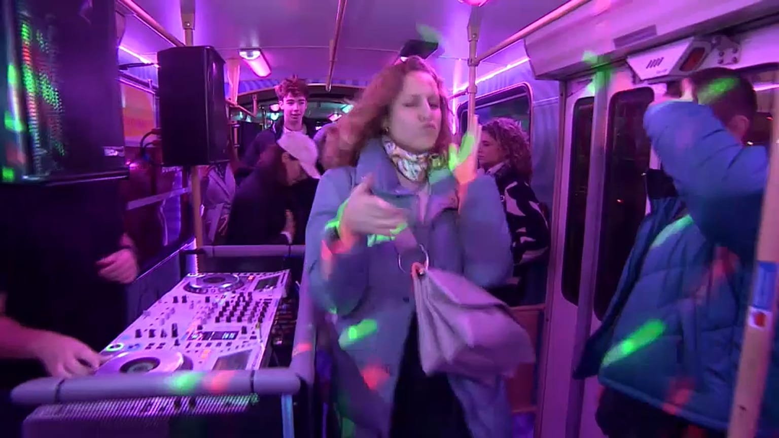 People in Budapest celebrating its 150th birthday.  