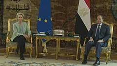 لقاء فون دير لايين بالسيسي