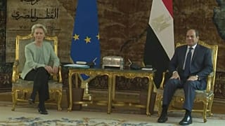 لقاء فون دير لايين بالسيسي