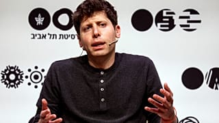Sam Altman, CEO of Microsoft-backed OpenAI and ChatGPT creator speaks during a talk at Tel Aviv University in Tel Aviv, Israel June 5, 2023.
