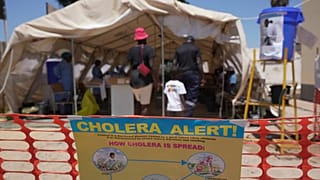 Surto de cólera no Zimbabué