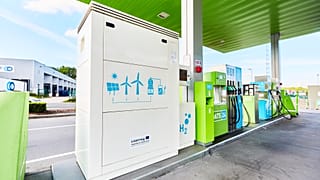 Une station d'hydrogène vert