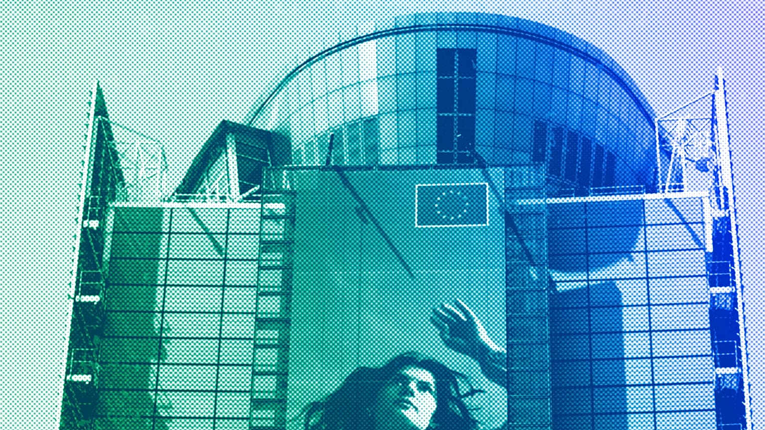 The European Commission's Berlaymont building in Brussels, 2019