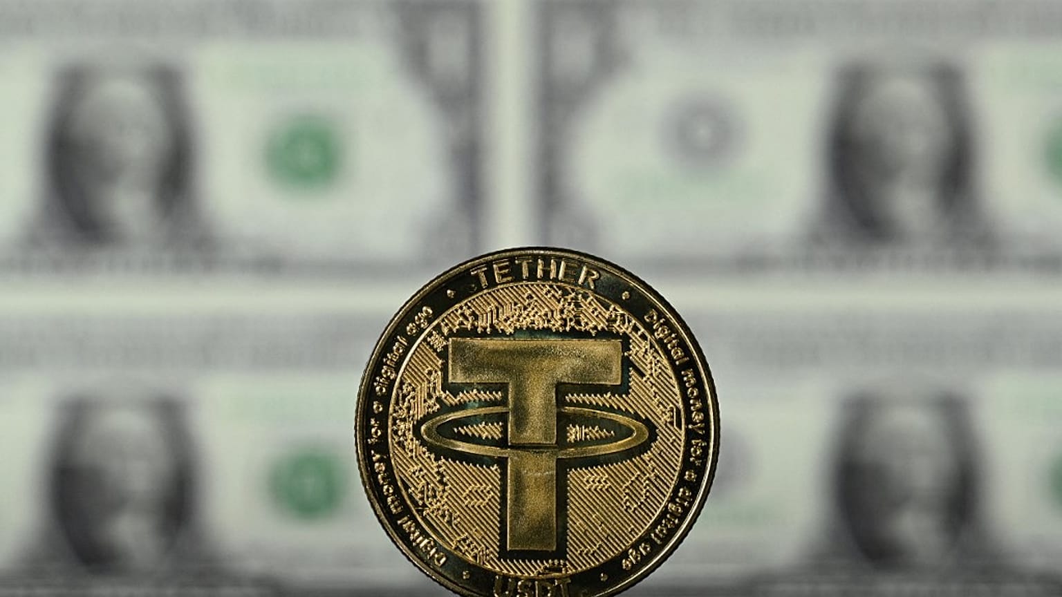Kripto para birimi Tether'a ait bir çizim