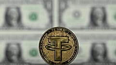 Kripto para birimi Tether'a ait bir çizim
