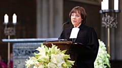 Annette Kurschus im Jahr 2015 im Kölner Dom