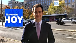 Juan Carlos de Santos presentando el informativo Euronews Hoy
