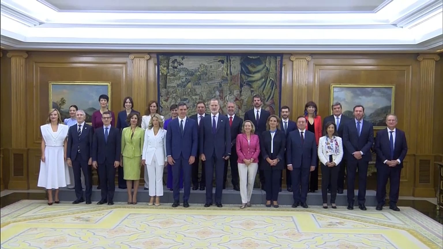 Todos los ministros de Sánchez para la nueva legislatura