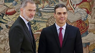 Rei Felipe VI e Primeiro-ministro de Espanha, Pedro Sánchez