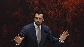 Thierry Baudet a hágai parlamentben