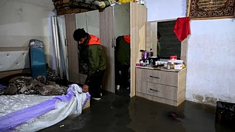 Inondations à Erbil, dans le Nord de l'Irak.