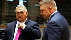 Orbán és Fico egy tavalyi uniós csúcson