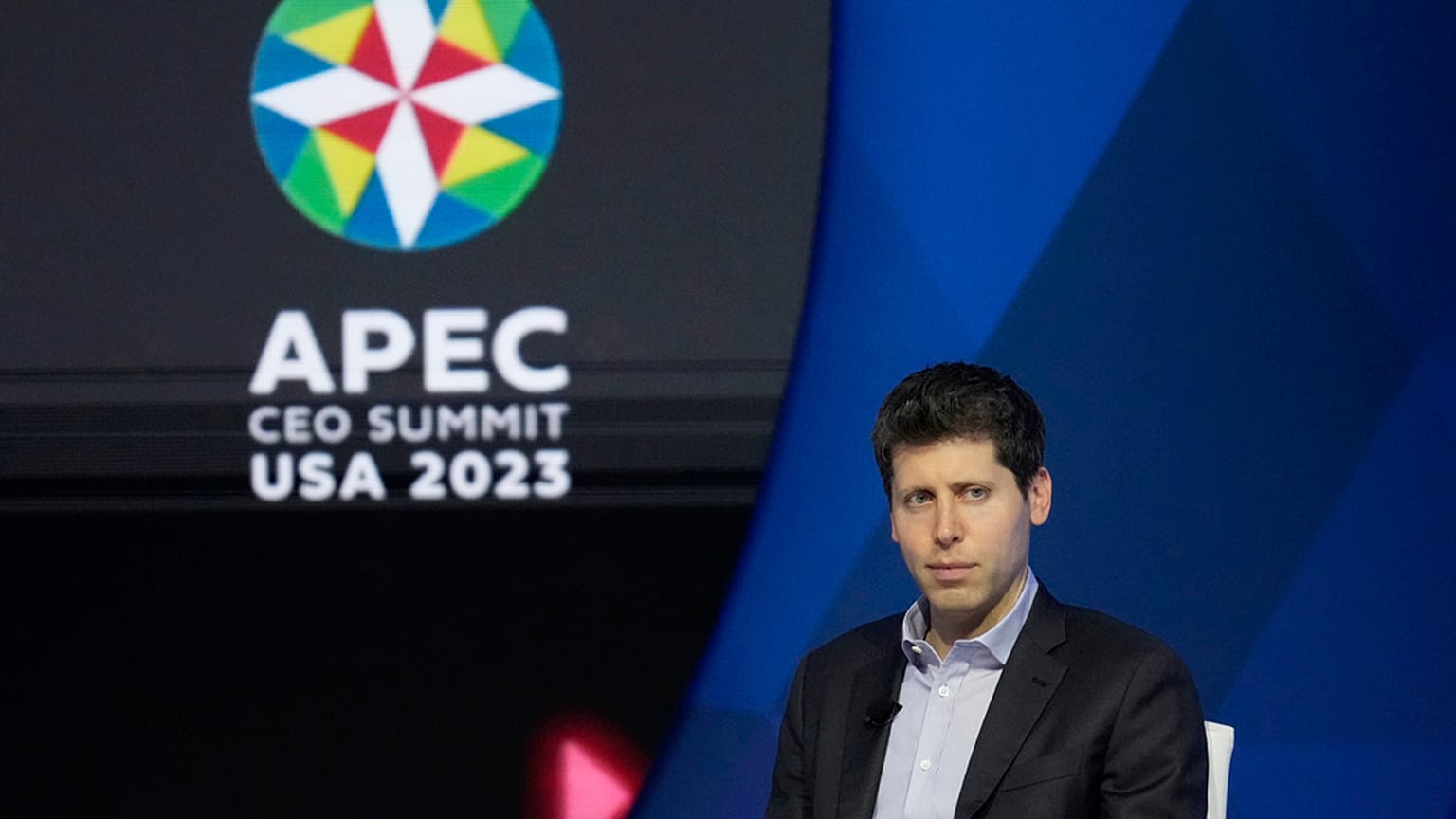 Sam Altman az OpenAI vazérigazgatója 2023 novemberében, San Francisco-ban