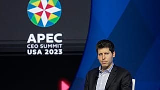 Sam Altman az OpenAI vazérigazgatója 2023 novemberében, San Francisco-ban