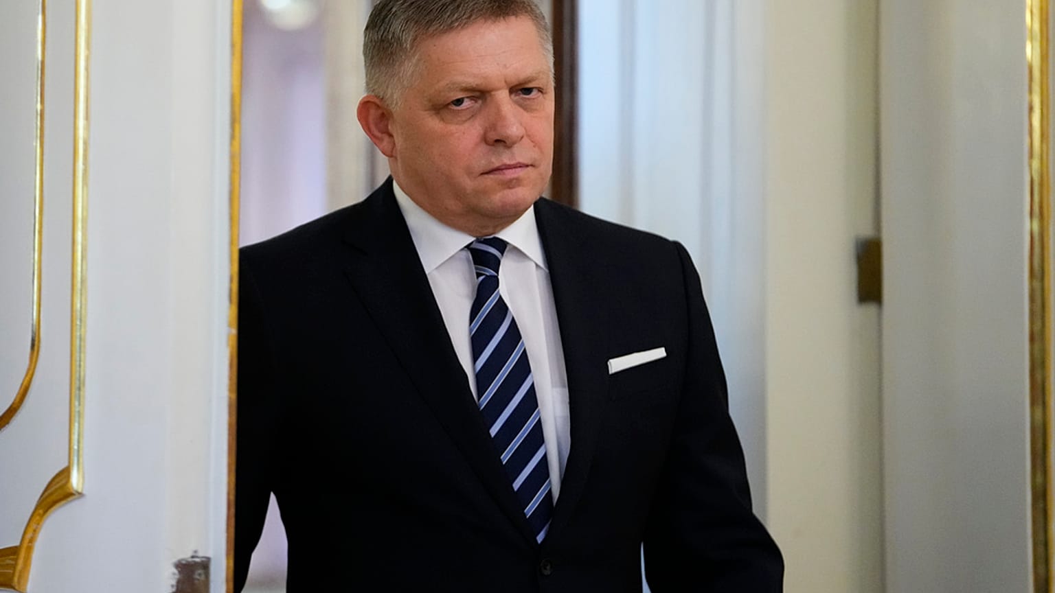 Robert Fico szlovák miniszterelnök Pozsonyban