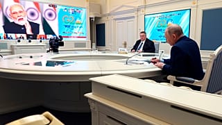 Putin Hindistan Başbakanı Narendra Modi'nin çağrısıyla düzenlenen sanal G20 toplantısında konuştu