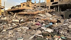 Distruzione al campo di Nuseirat,  