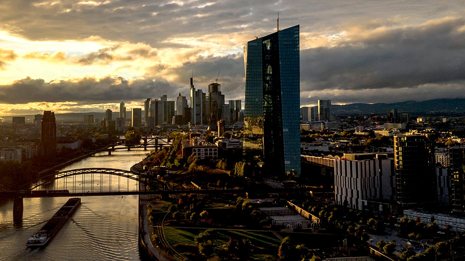 Die EZB in Frankfurt sieht die Entwicklung der Inflationsrate zuversichtlich