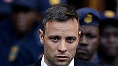  Oscar Pistorius leaves the High Court in Pretoria, South Africa.
