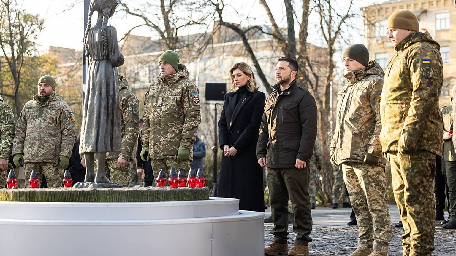A holodomor több millió, éhhalált halt áldozatára emlékeztek Kijevben