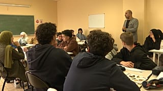 أحد صفوف مدرسة ابن رشد في فرنسا