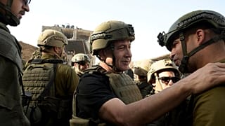 نتنياهو يلقي كلمة من داخل قطاع غزة