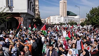 مظاهرة مؤيدة للفسلطينيين في الدار البيضاء