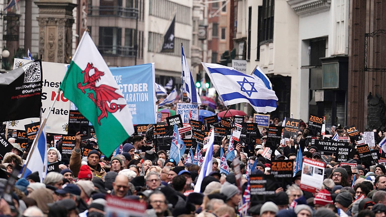 Marche contre l'antisémitisme, Londres, le 26 novembre 2023