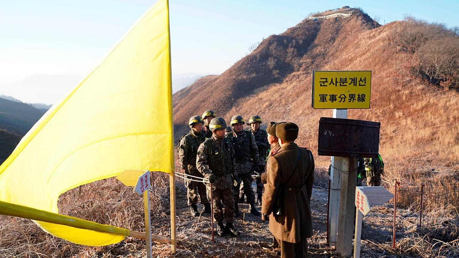 South Korean army soldiers