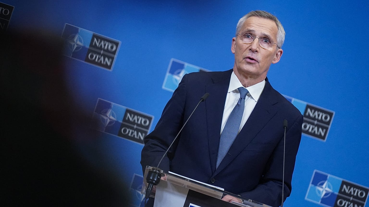 NATO Genel Sekreteri Jens Stoltenberg 27 Kasım'da İsveç'in bloğa katılımı hakkında basına konuştu.