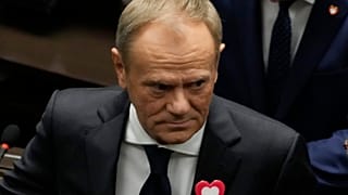 Donald Tusk a szemj 2023. november 13-i ülésén, Varsóban