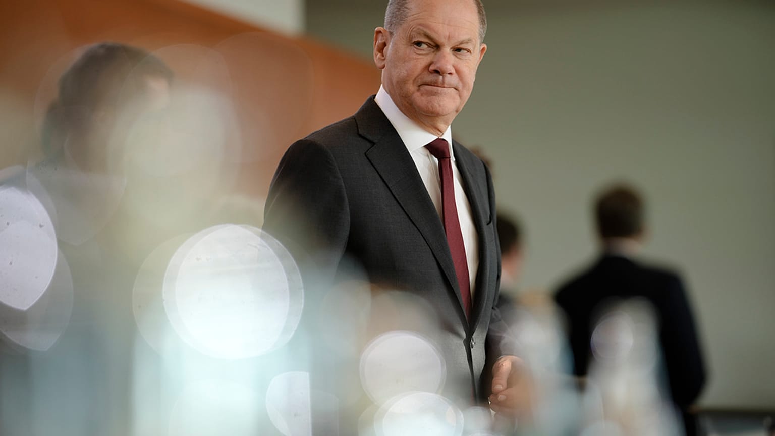 Der deutsche Bundeskanzler Olaf Scholz (SPD) am 22. November 2023 