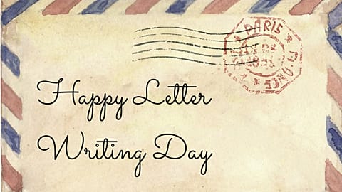 It’s Letter Writing Day, which is observed annually on 28 November. 