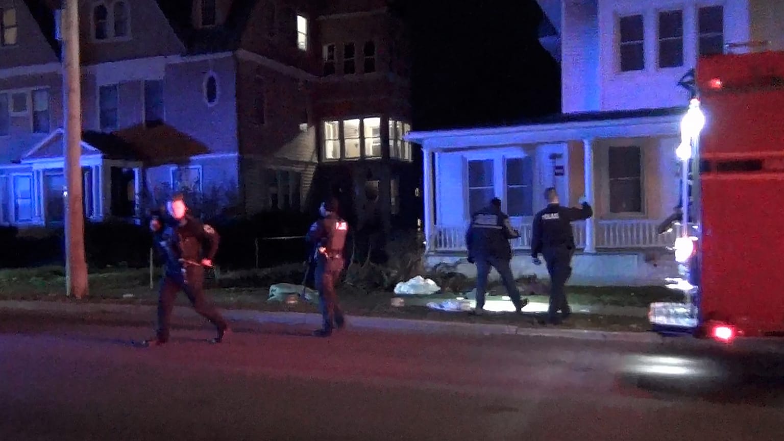 موقع الحادث في فيرمونت