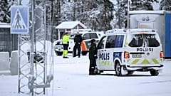 An der Grenze zwischen Russland und Finnland